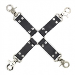 Hog-tie Cross leather