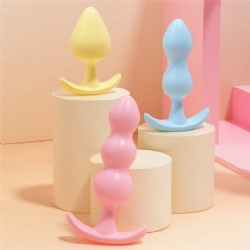 3-piece Set of Silicone Anal Plugs