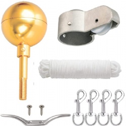 Gold Andized aluminum Ball Set