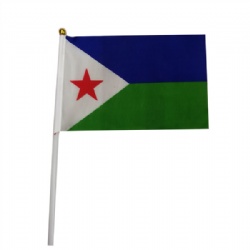 Djibouti Hand Flags