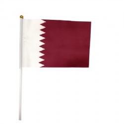 Qatar Hand Flags