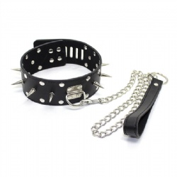 Leather Collar Spiked