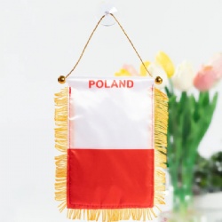 Poland World Cup Hanging Flag