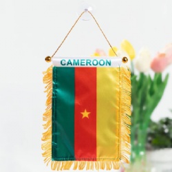 Cameroon World Cup Hanging Flag