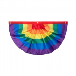 Pride Pleated Bunting Flags