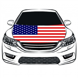 Car Hood Cover Flags -USA