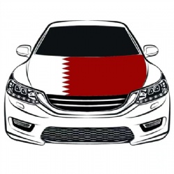 Car Hood Cover Flags -Qatar