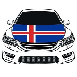 Car Hood Cover Flags -Iceland