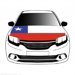 Car Hood Cover Flags -Chile