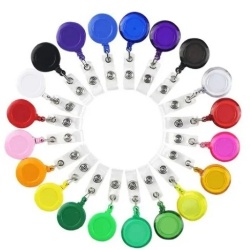 Round Shaped Plastic Reel Badge