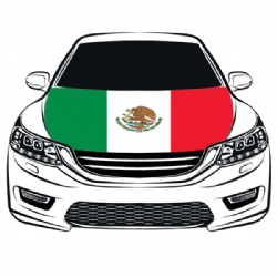 Car Hood Cover Flag - Mexico